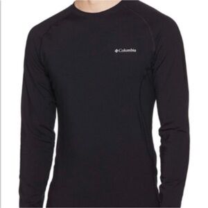 Columbia Omni-Heat 3D Thermal Reflective Base Layer Black Top Mens size Large